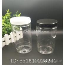 PET Kosmetik-Glas, Haustier-Glas, Maske Glas breiten Mund Kunststoff-Glas mit Schraubverschluss